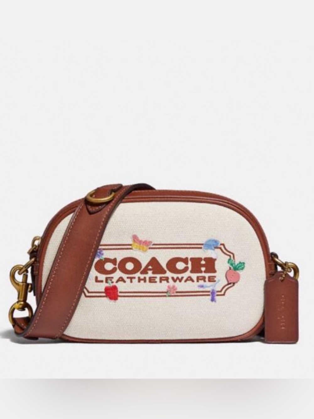 Coach Crossbody with Garden Embroidery Coach Badge